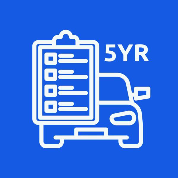 BC Vehicle Lien Registration - 5 Year Term